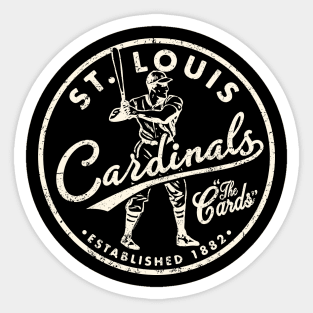 Vintage St. Louis Cardinals by Buck Tee Sticker